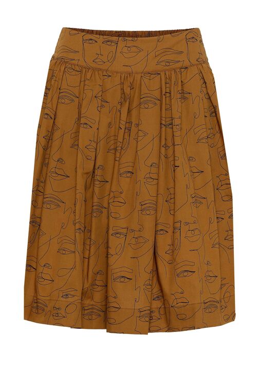 SVALA - skirt - cognac