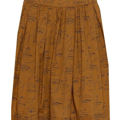 SVALA - skirt - cognac