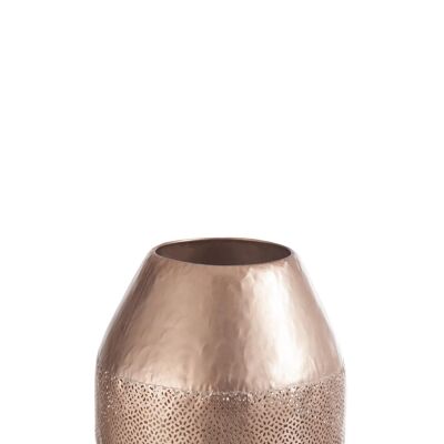 candelero tira hoyos metal/cristal rose oro large-76498