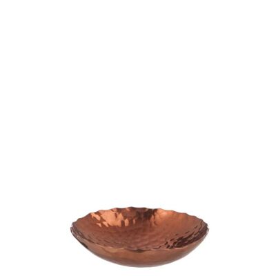 portacandelita redondo hoyos aluminio cobre oscuro-77204