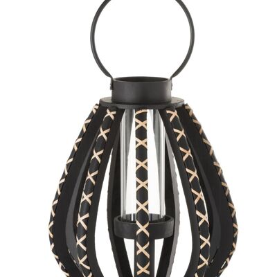 lantern plaited reed black small-83945