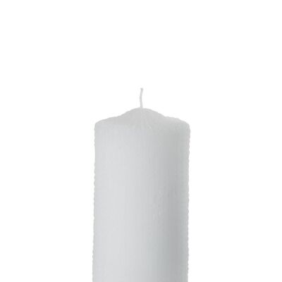 vela cilindrica tejido cera blanco large-40h-86929
