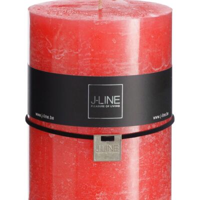 vela cilindrica rojo de navidad extra large -110horas-87151