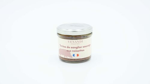 TERRINE DE SANGLIER SAUVAGE AUX NOISETTES(100g)