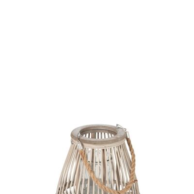 farol forma de pera bambu gris small-96213