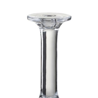 candelabro liso cristal transparente large-96610