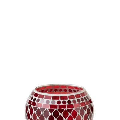 fotosforo mosaicos bola cristal rojo/blanco large-96864