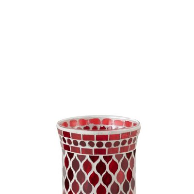 fotosforo mosaicos redondo cristal rojo/blanco small-96865