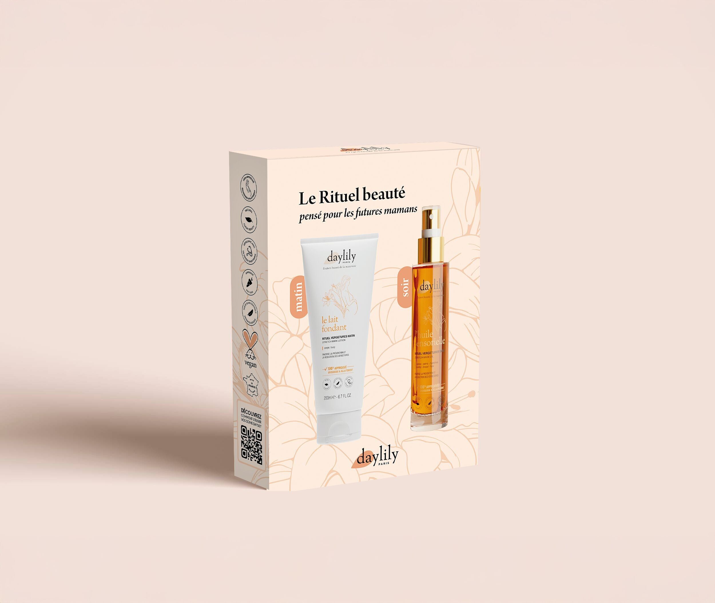 Morning and Evening Stretch Marks Ritual Box