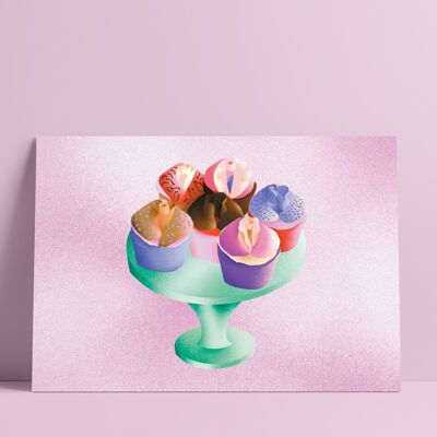 Vulva Cupcakes