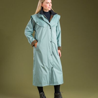 Abrigo impermeable Malvern azul humo