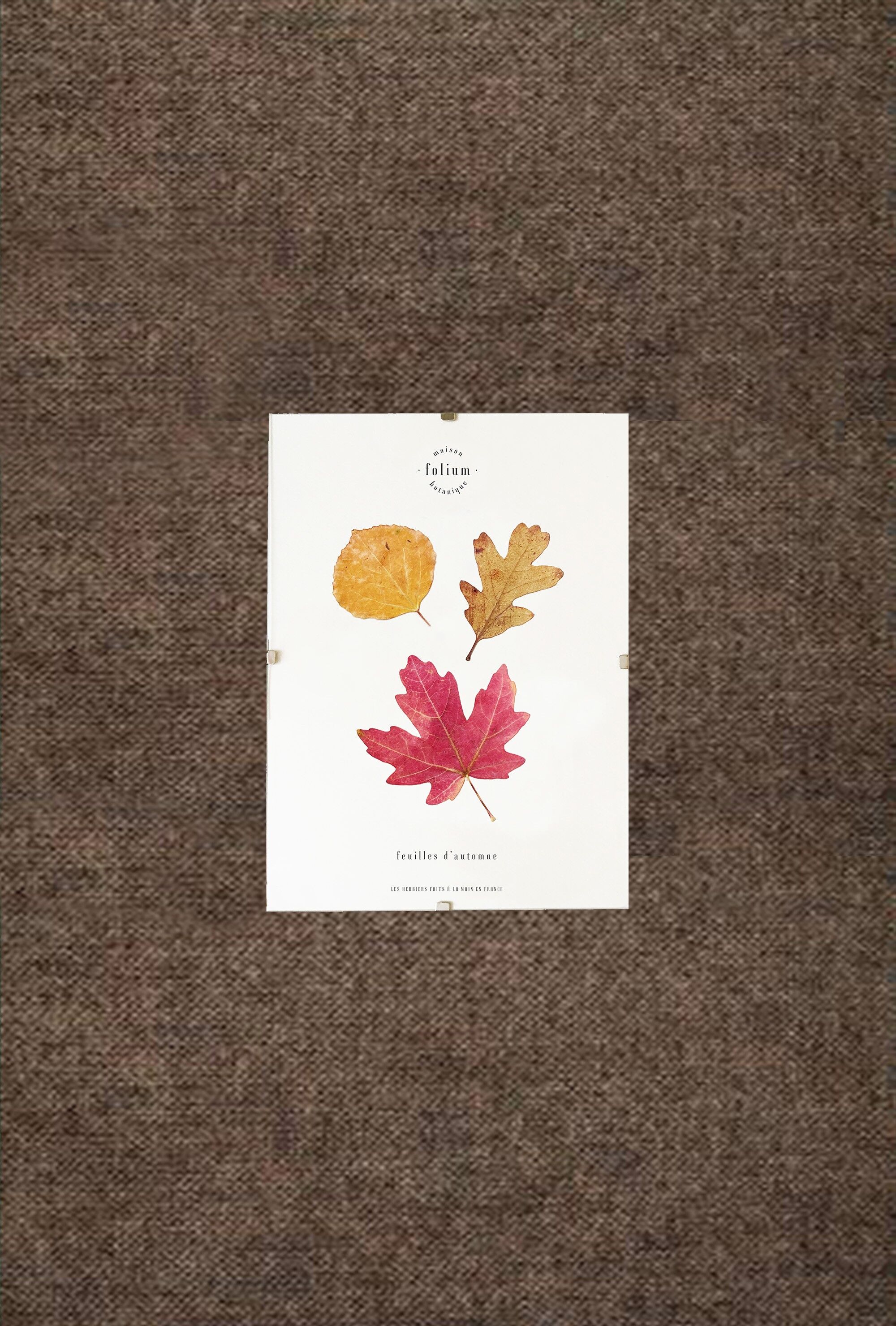 Herbstlaub Herbarium - 13x18cm
