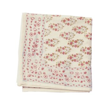 Foulard imprimé “fleurs indiennes” Primerose Rosée Enfant 1