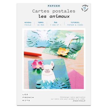 French'Kits - Cartes Postales - Les animaux 2