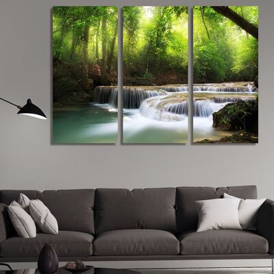 Canvas River en el bosque -3 Partes - S