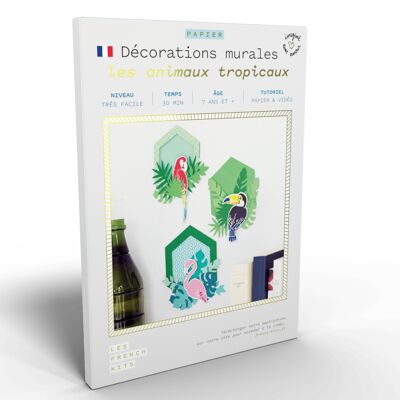 French'Kits - Decorazioni da parete - Animali tropicali