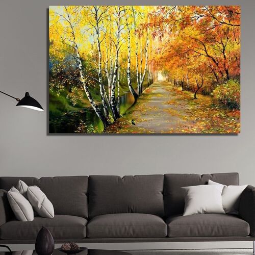 Canvas Autumn path -1 Part - S