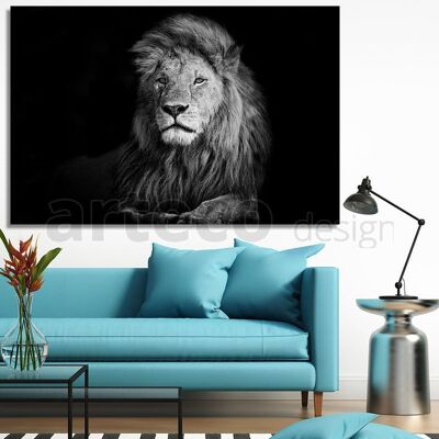 Canvas Lion Art -1 Part - S