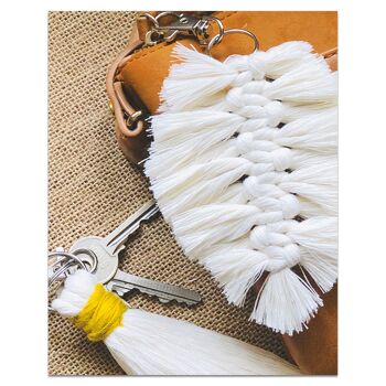 French'Kits - DIY - Porte clés - Plume & Pompon 4