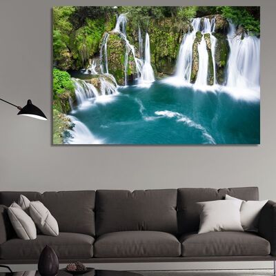 Canvas Waterfalls in Bosnia and Herzegovina -1 Part - S