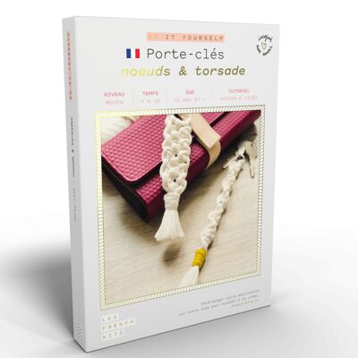 French'Kits - DIY - Porte clés - Nœud & Torsade