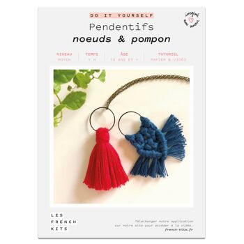 French'Kits - DIY - Pendentifs - Noeuds & Pompon 2