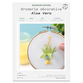 French'Kits - Broderie décorative - Aloe Vera 2