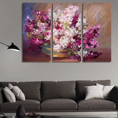 Canvas Lilacs -3 Parts - S
