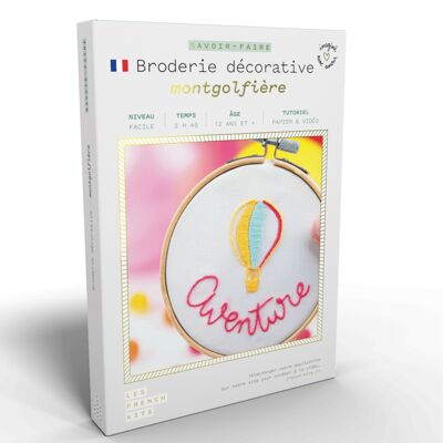 French'Kits - Bordados decorativos - Globo aerostático