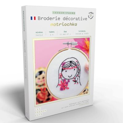 French'Kits - Bordados decorativos - Matriochka