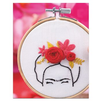 French'Kits - Broderie décorative - Frida Kahlo 4