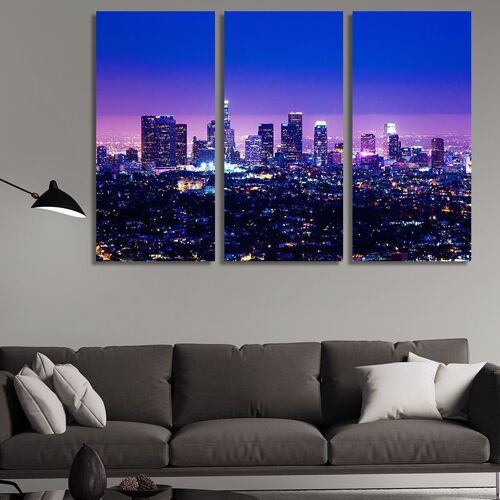 Los Angeles Skyline -3 Parts - S