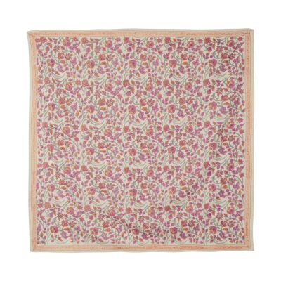 Pañuelo estampado “flor de la india” Papaya Naranja Infantil