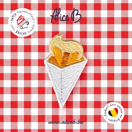 FRITE MAYONNAISE • Broche/Patch thermocollant