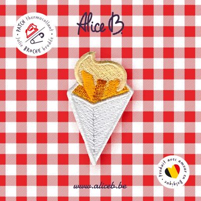 FRITAS MAYONESA • Pin/parche termoadhesivo