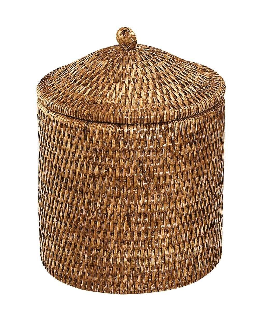 Maceta de algodón Catimini en ratán miel