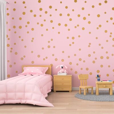 Gold dots - stickers