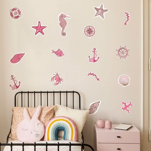 Seabed - stickers for a girl's room and bathroom