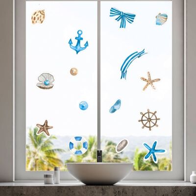Seabed - stickers for a boy's room and bathroom