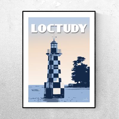 AFFICHE LOCTUDY - Bleu