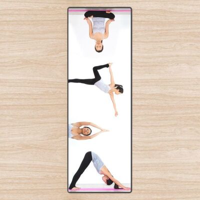 Yoga pose composite image Yoga Mat
