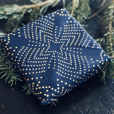 Furoshiki francese: The Constellation 35x35 cm opaco 100% cotone