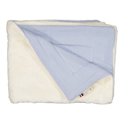 Winter baby comforter blanket - Ice blue