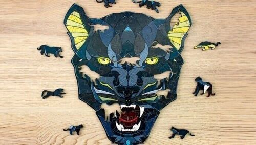 EWA Wooden Jigsaw Puzzle Panther, 1171, 31x28x0.5cm