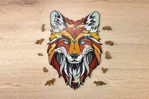 EWA Wooden Jigsaw Puzzle Fox, 1188, 40x28x0.5cm