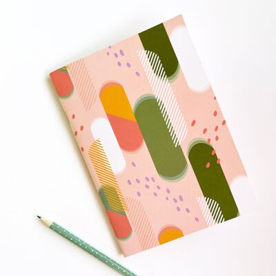 Cuaderno Confetti A5, papel reciclado, 48 páginas