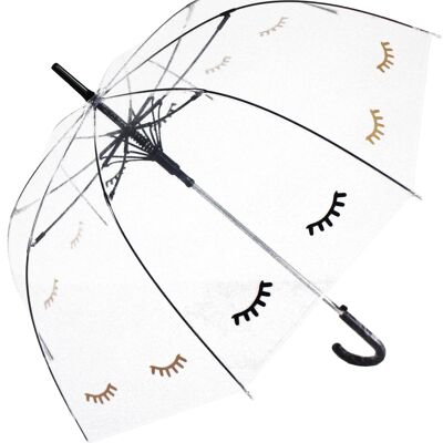 Parapluie - Sleepy Eyes Transparent, Regenschirm, Parapluie, Paraguas