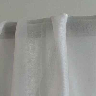 White cationic gauze fabric