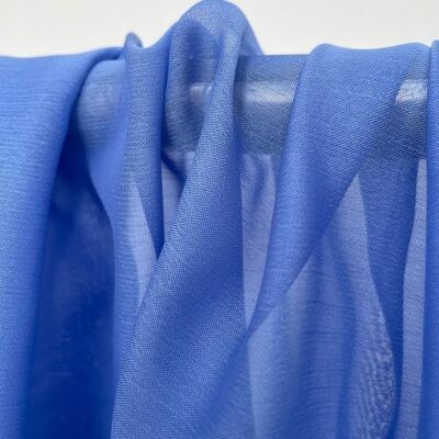 Blue cationic gauze fabric tile