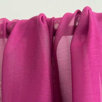 Cationic Gauze Bougainvillea Fabric